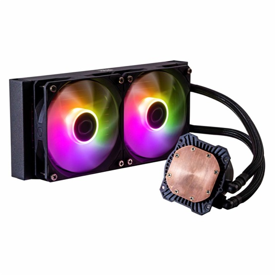 Cooler Master MLW-D24M-A18PZ-RW MasterLiquid 240L Core ARGB White Vízhűtés/univerzális Cooler Master MLW-D24M-A18PZ-RW MasterLiquid 240L Core ARGB White Vízhűtés/univerzális
