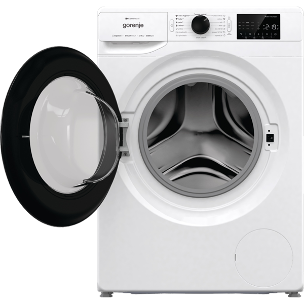 Gorenje W2PNEI94A1SWIFI Elöltöltős mosógép – 9 kg, 1400 ford./perc, A Energiaosztály, Gőz technológia, WiFi