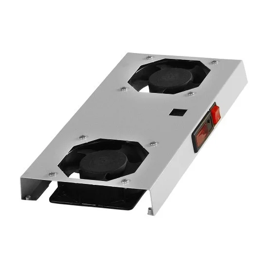 FORMRACK Ventilátor egység digitális termosztáttal 2 ventilátor  fali szekrényhez