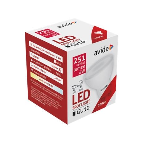 Avide Spot 4W GU10 WW (ABGU10WW-4W-AP) Avide Spot 4W GU10 WW (ABGU10WW-4W-AP)