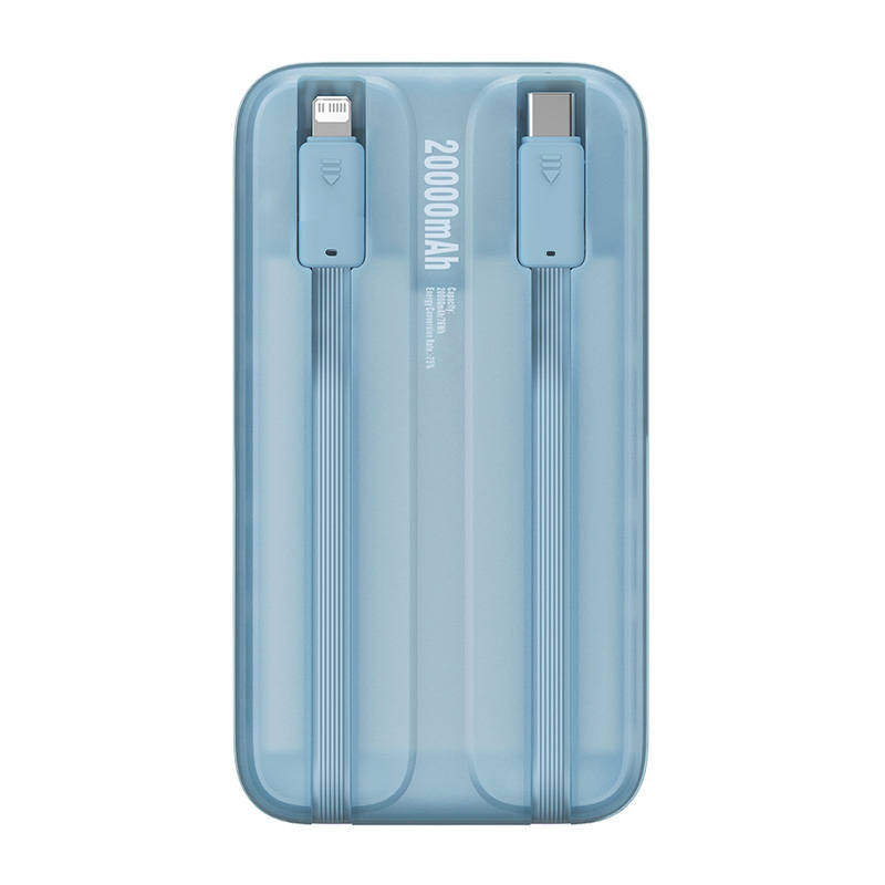 Powerbank Baseus Comet with USB to USB-C cable, 10000mAh, 22.5W (blue)