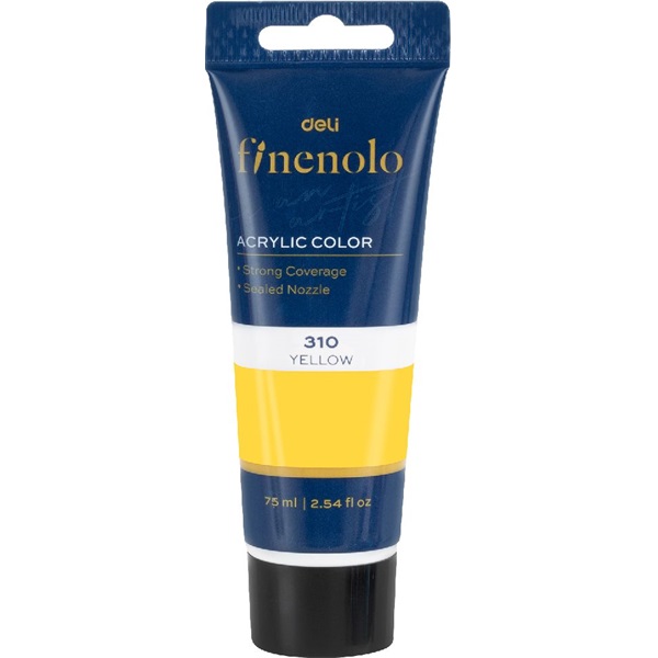 Deli Finenolo 75 ml sárga akrilfesték Deli Finenolo 75 ml sárga akrilfesték