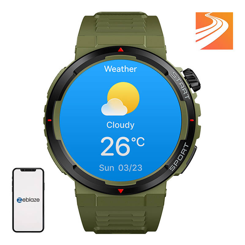 Zeblaze Ares 3 Plus Okosóra  Zöld