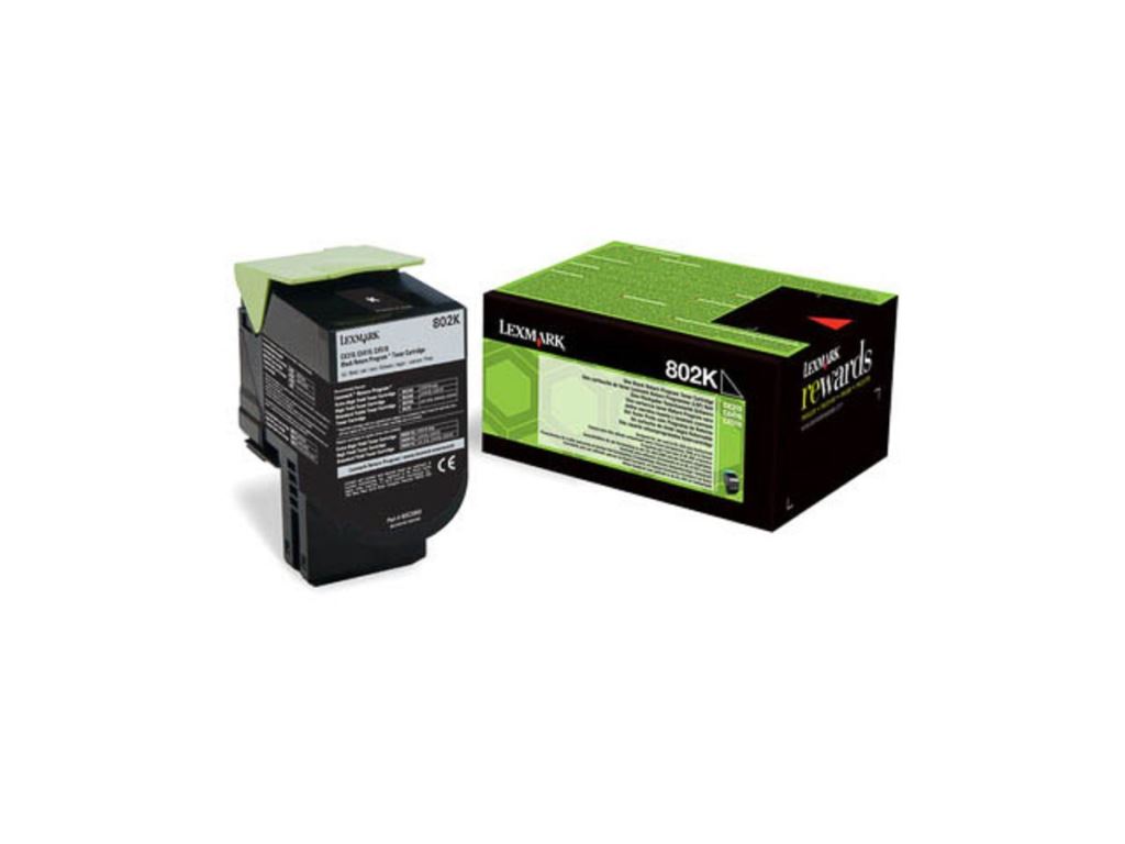 Lexmark 802K festékkazetta fekete (80C20K0) Lexmark 802K festékkazetta fekete (80C20K0)