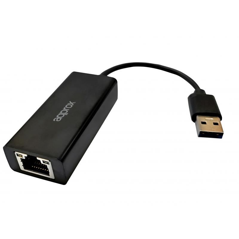 Approx Ethernet Adapter USB fekete (APPC07V3) Approx Ethernet Adapter USB fekete (APPC07V3)