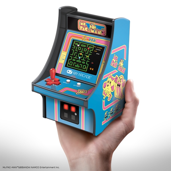 MY ARCADE Ms. Pac-Man Micro Player Hordozható