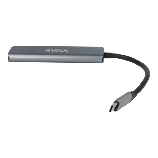 AVAX HB611 CONNECT+ 5in1 Multi Type C-HDMI(4k60Hz), TypeC, 2xUSB 3.0, PD 100W HUB AVAX HB611 CONNECT+ 5in1 Multi Type C-HDMI(4k60Hz), TypeC, 2xUSB 3.0, PD 100W HUB