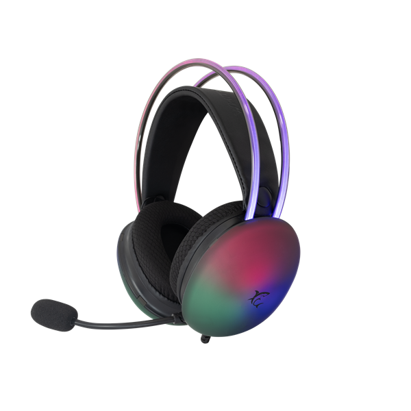 White Shark FIREFLY-B, GH-2342-B gamer fejhallgató  fekete/RGB, (3.5 Jack)