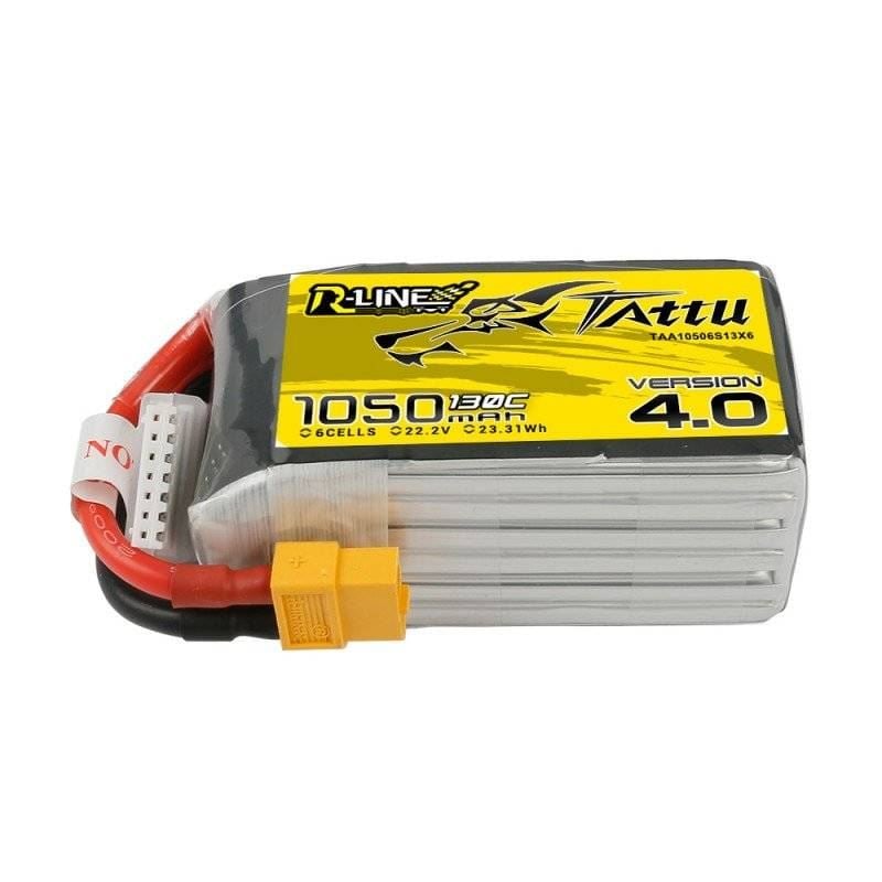 Tattu R-Line 4.0 1050mAh 22.2V 130C 6S1P XT60 akkumulátor (TAA10506S13X6)