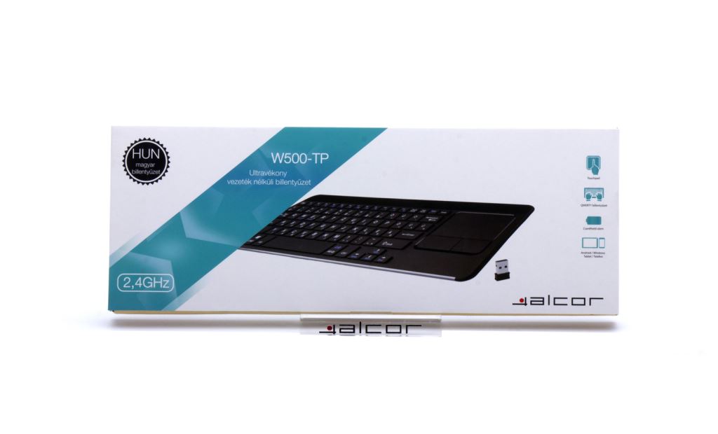 Alcor W500-TP vezeték nélküli ultravékony magyar billentyűzet