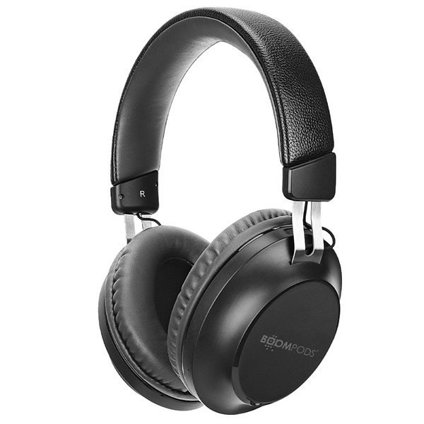 Boompods Luna fekete bluetooth fejhallgató