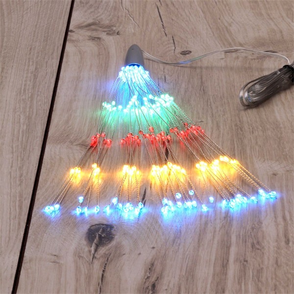 IRIS Tűzijáték stílusú fix fényű IPX3 szabványos/több színű/200db LED-es/napelemes fénydekoráció  (250-02) IRIS Tűzijáték stílusú fix fényű IPX3 szabványos/több színű/200db LED-es/napelemes fénydekoráció  (250-02)