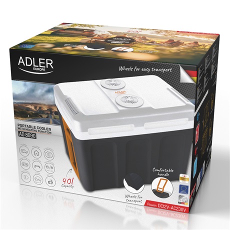 Adler AD8090  AC/DC 40 L Hűtőtáska