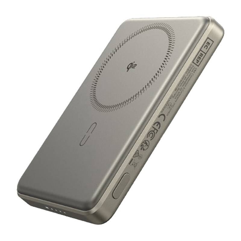 ESR Qi2 MagSlim 5000 mAh mágneses powerbank Homok 