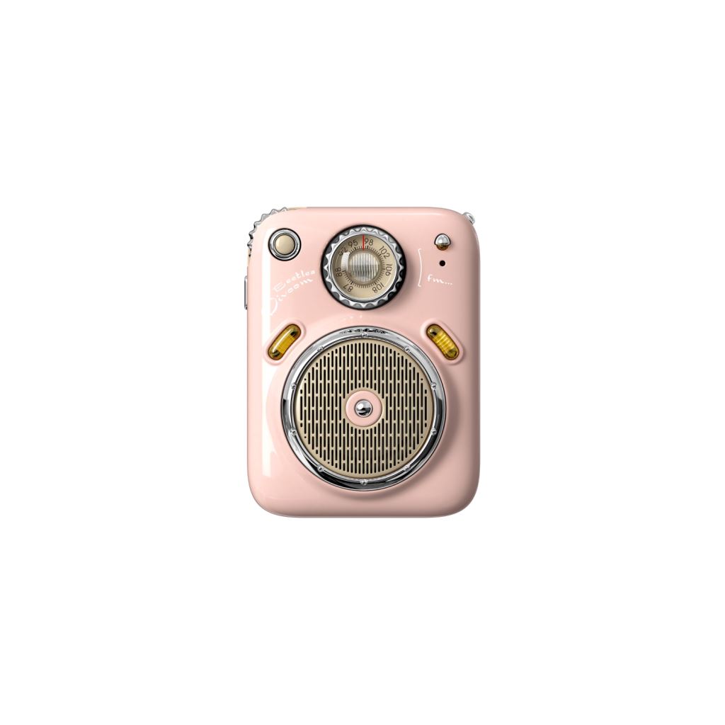 Divoom Beetles FM Bluetooth hangszóró rádióval rózsaszín