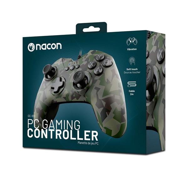 Nacon 2809119 GC-100 Forest Camo PC kontroller Nacon 2809119 GC-100 Forest Camo PC kontroller