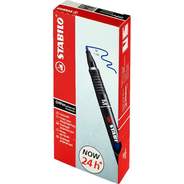 Stabilo OHPen 843"M" 10db/csomag kék alkoholos filc