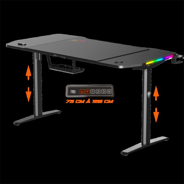 Spirit Of Gamer Headquarter 900 Gaming Desk Fekete