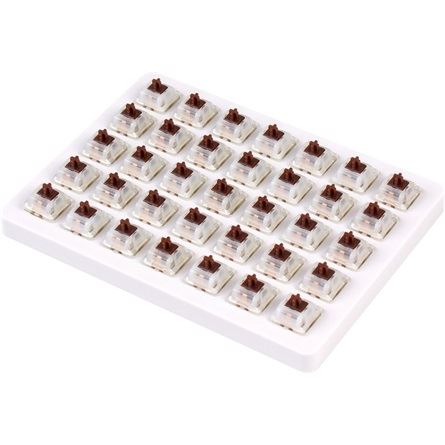 Keychron Gateron Cap Milky Brown switch set (35db) (Z77) Keychron Gateron Cap Milky Brown switch set (35db) (Z77)