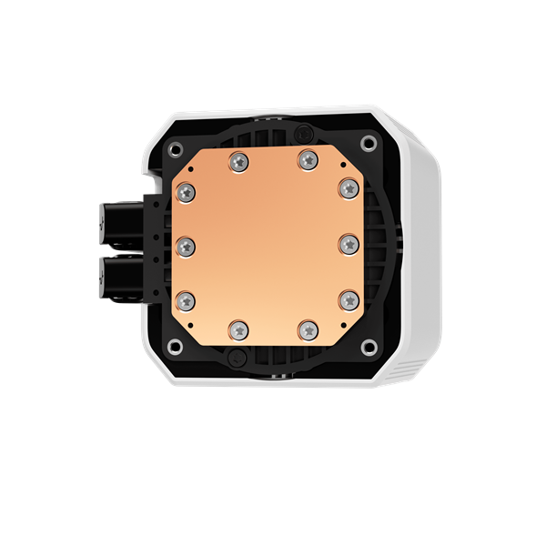 DeepCool CPU Water Cooler  MYSTIQUE 360 WH ARGB max 21dB max. 123,09 m3/h  3x12cm LED kijelző  fehér 