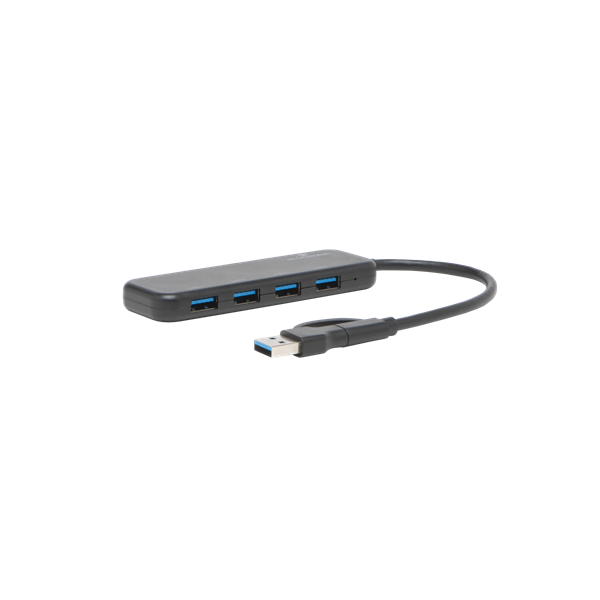 Bluestork  HUB-FIRST  4xUSB3.0, USB-C + USB-A Windows Mac USB Hub 