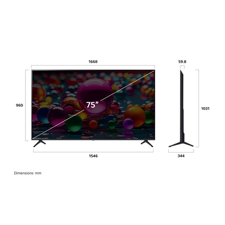 Lg 75UA75006LA UHD SMART LED Televízió