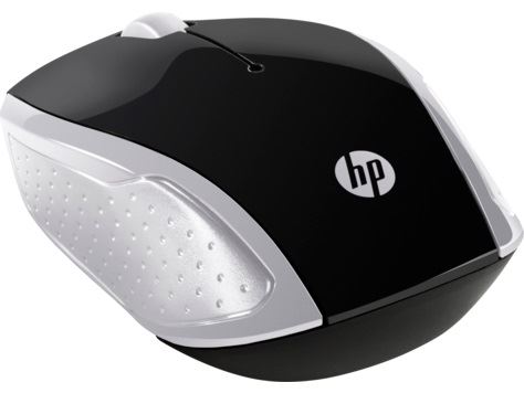 HP 200 2HU84AA vezeték nélküli optikai egér (Pike Silver) fekete-ezüst  
