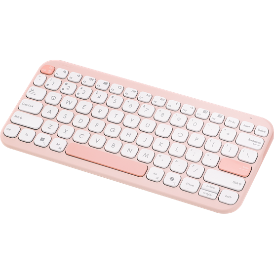 ASUS Marshmallow KW100 vezeték nélküli billentyűzet  HU  Rose Clay