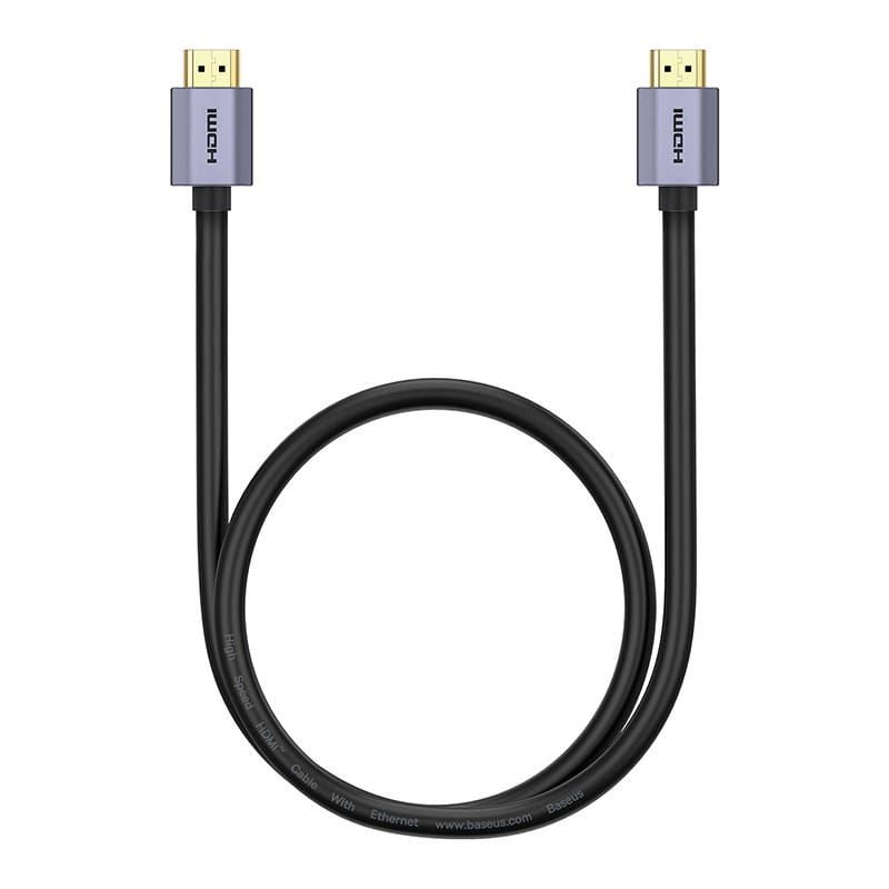 Baseus High Definition sorozatú HDMI-kábel 8K 1m fekete (WKGQ020001) Baseus High Definition sorozatú HDMI-kábel 8K 1m fekete (WKGQ020001)