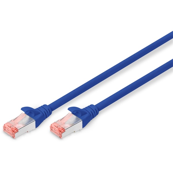 DIGITUS CAT6 S-FTP LSZH 10m kék patch kábel DIGITUS CAT6 S-FTP LSZH 10m kék patch kábel