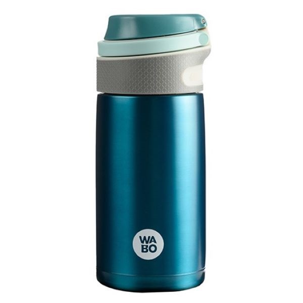 Wabo Fliptop Thermal acél termosz kék 350ml (WTF-350-K) Wabo Fliptop Thermal acél termosz kék 350ml (WTF-350-K)
