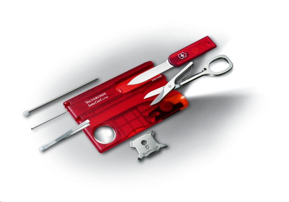 Victorinox SWISS CARD LITE áttetsző piros (0.7300.T) Victorinox SWISS CARD LITE áttetsző piros (0.7300.T)