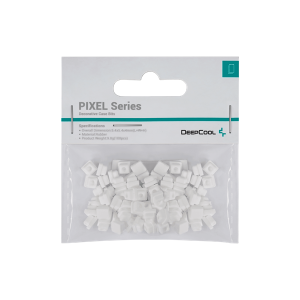 DeepCool PIXEL WH 100db, fehér, szilikon Számítógépház Kiegészítő DeepCool PIXEL WH 100db, fehér, szilikon Számítógépház Kiegészítő