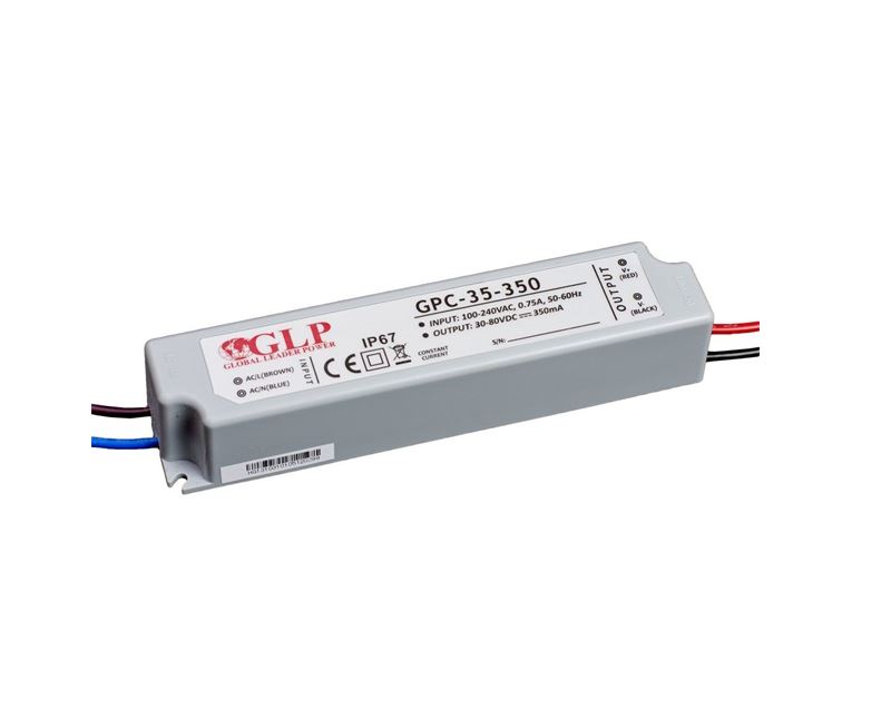GLP GPC-35-350 28W/30-80V 350mA IP67 LED tápegység