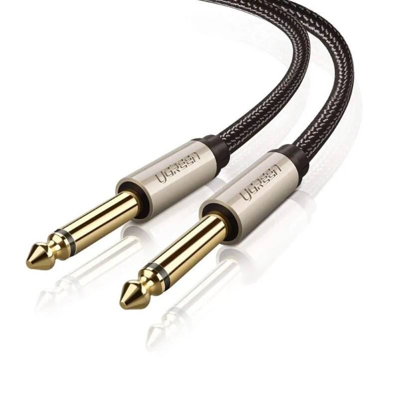 UGREEN AV128 jack kábel, 6.35mm, 1m, szürke (10636) UGREEN AV128 jack kábel, 6.35mm, 1m, szürke (10636)