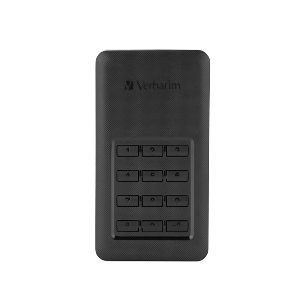 Verbatim 53402 256GB USB-C 3.1 Gen1 Keyboard Access  külső SSD Fekete
