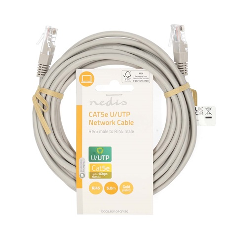 Nedis CCGL85101GY50 UTP HÁLÓZATI KÁBEL 5 M