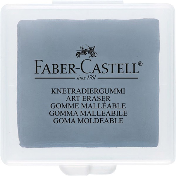 Faber-Castell műanyag dobozos szürke gyurmaradír Faber-Castell műanyag dobozos szürke gyurmaradír