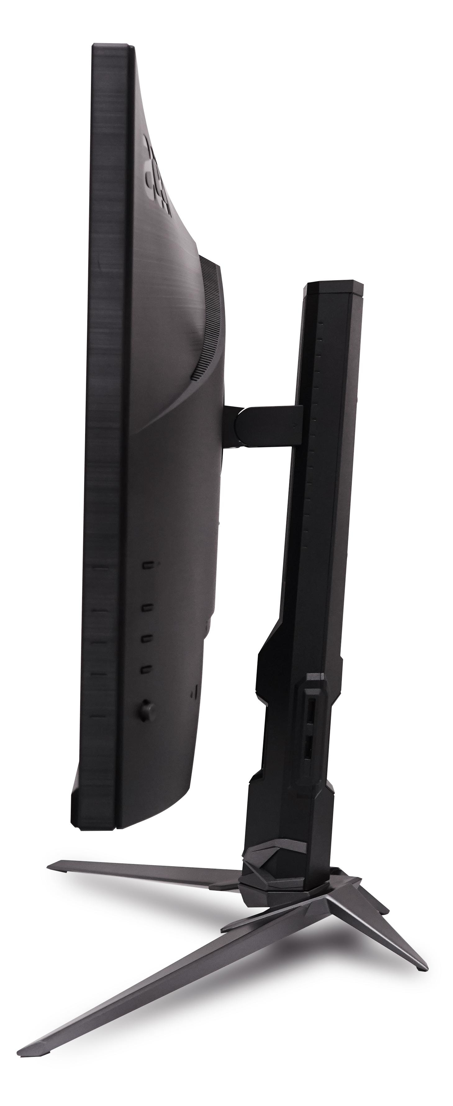 Acer 27" Predator XB273UX1bmiiprx Monitor - 2560x1440, QHD, LED, IPS, 200Hz, 1ms, Hangszóró, FreeSync, Pivot, Gamer, Fekete