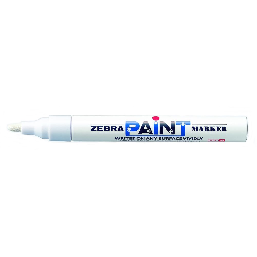 Zebra Lakkmarker olajbázisú  fehér (51025)