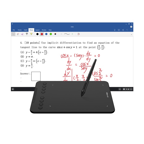 XP-PEN  Deco Mini 7   5080 LPI Grafikus tábla