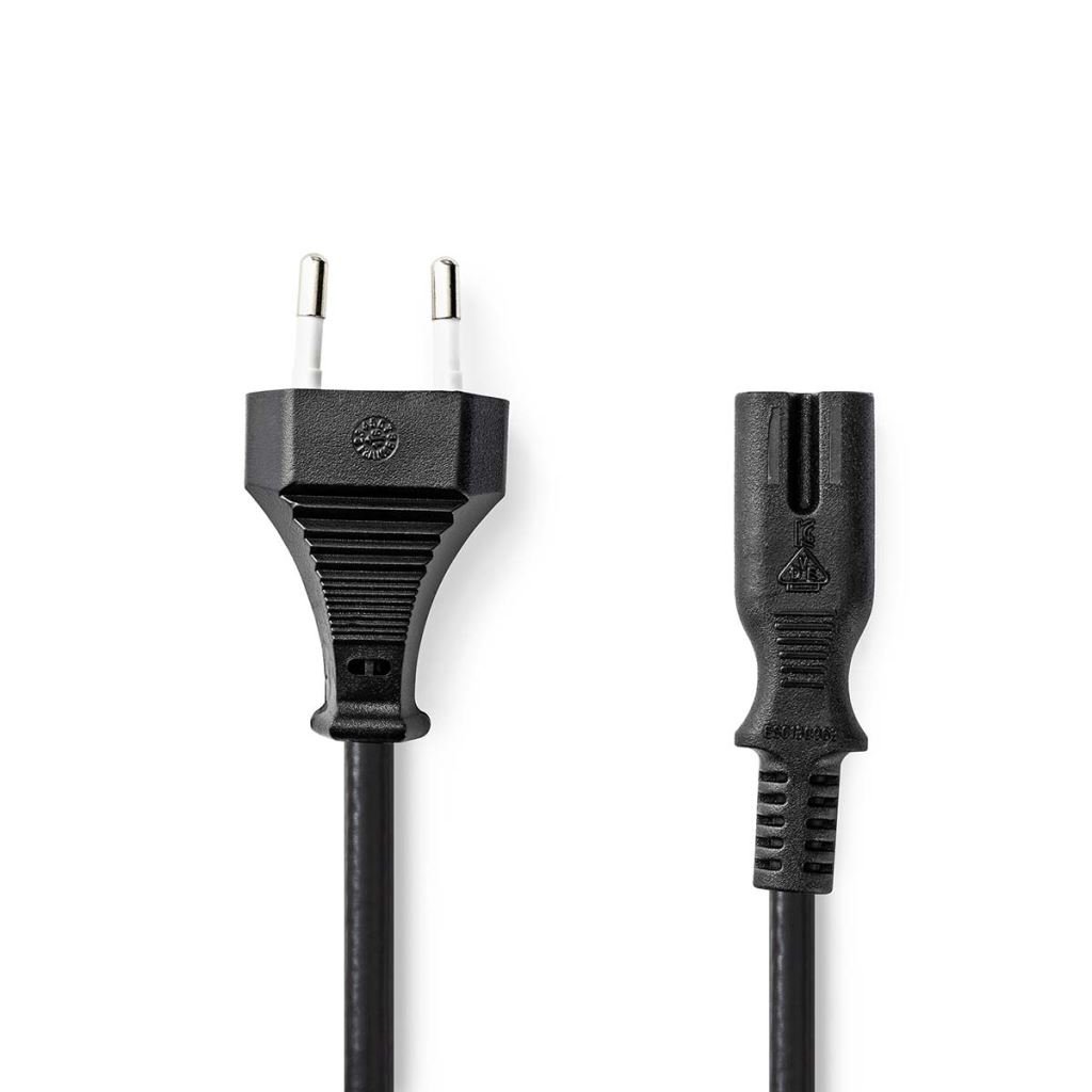 Nedis tápkábel - európai csatlakozó - IEC-320-C7 5m fekete (PCGP11040BK50) Nedis tápkábel - európai csatlakozó - IEC-320-C7 5m fekete (PCGP11040BK50)