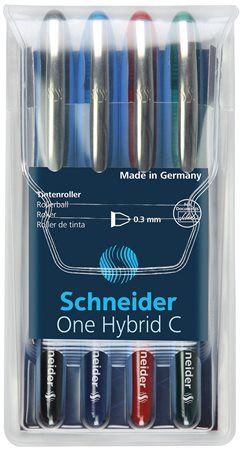 Schneider "One Hybrid C" Rollertoll 0,3 mm 4 szín (TSCOHC03K4 / 183194) Schneider "One Hybrid C" Rollertoll 0,3 mm 4 szín (TSCOHC03K4 / 183194)