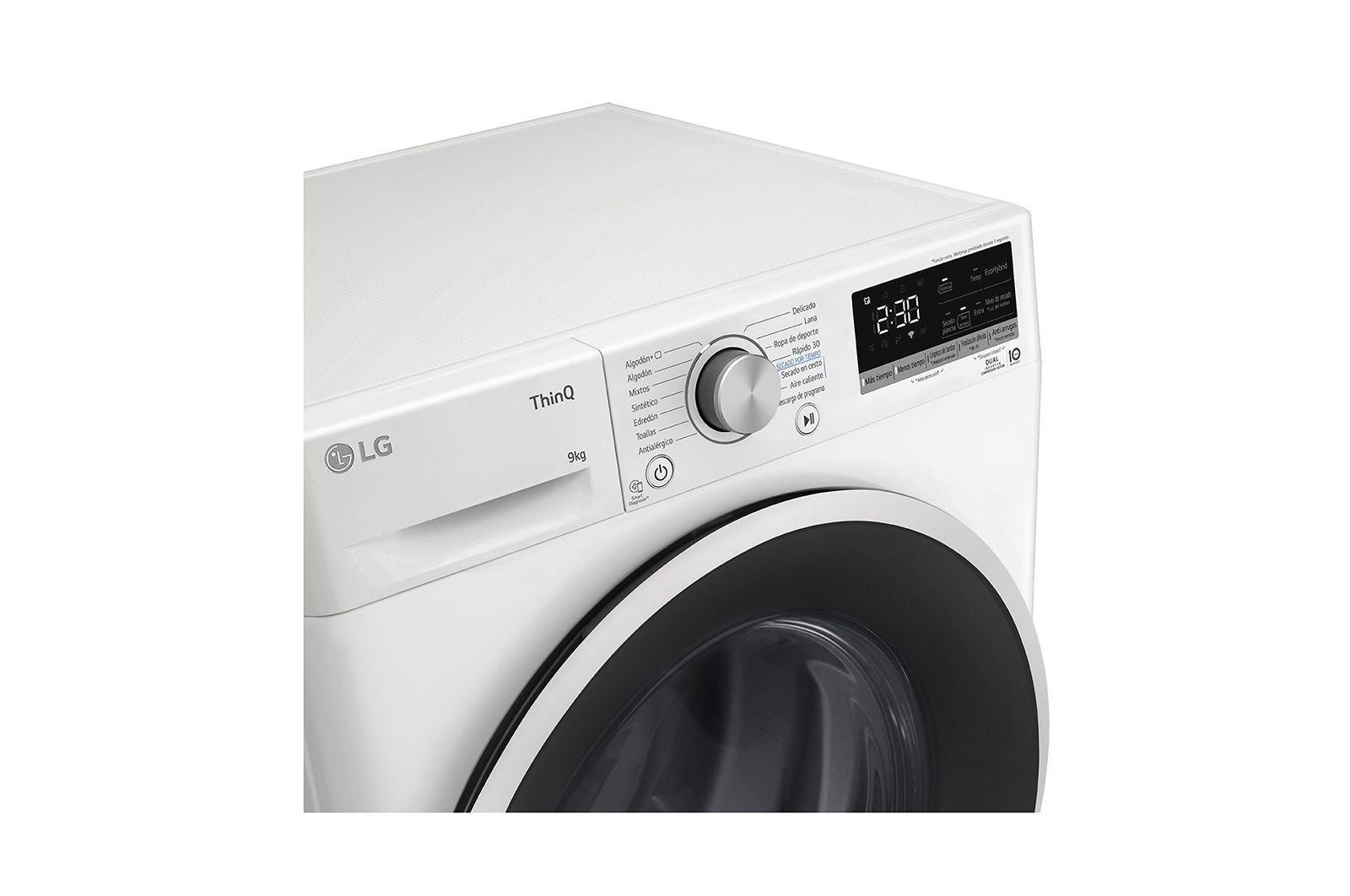 LG RH90V5AV6N Hőszivattyús szárítógép – 9 Kg, D Energiaosztály, WiFi