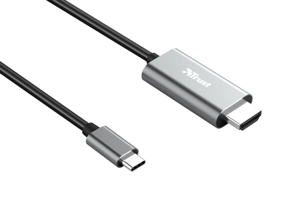 Trust UCB-C - HDMI kábel fekete 180cm (23332)