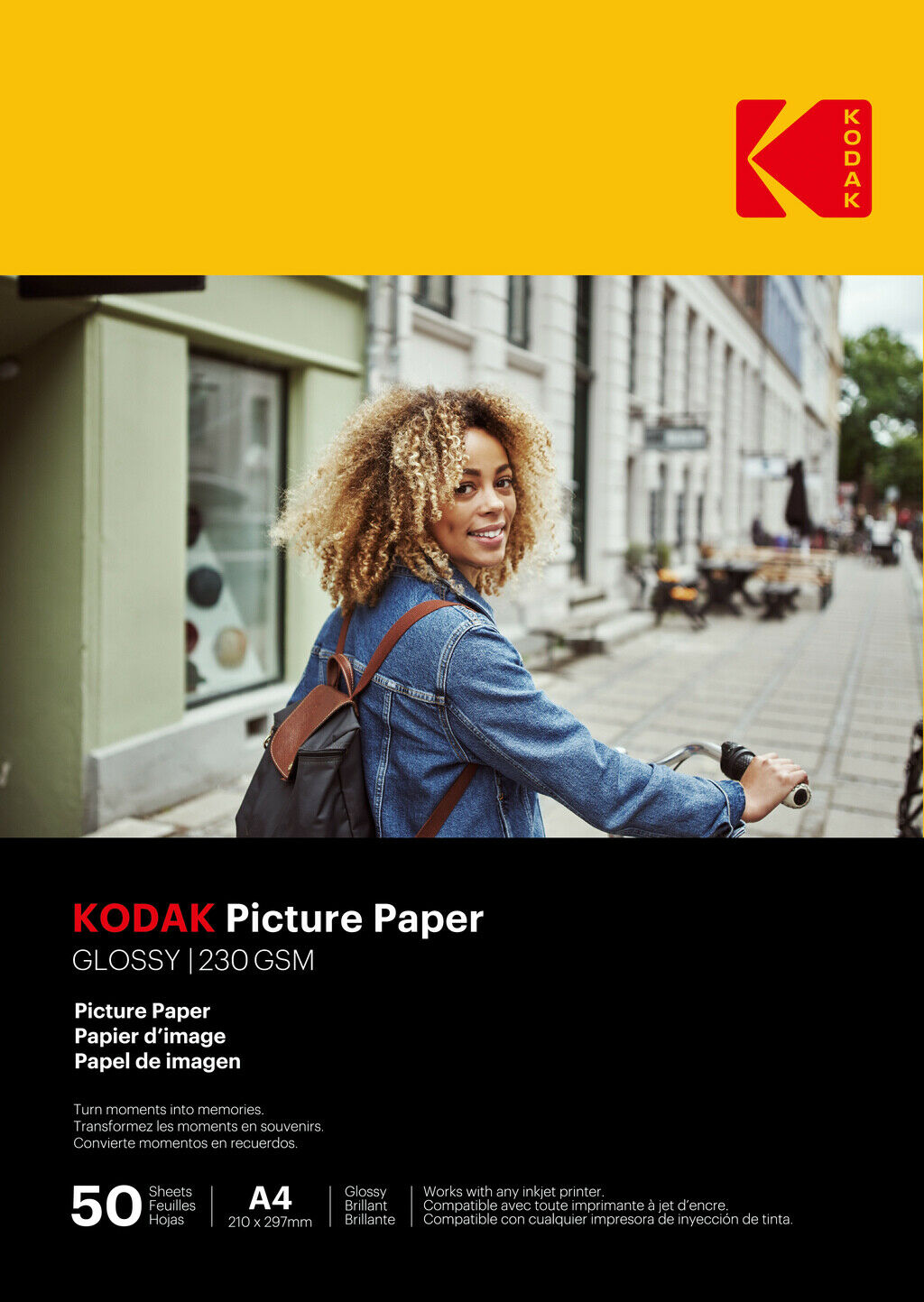 KODAK    High Gloss 230g  A4  21x29,7cm  50db Picture fotópapír