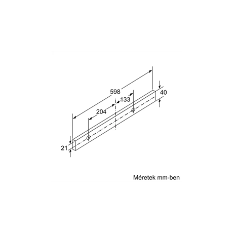 Bosch DFL064W53 PÁRAELSZÍVÓ BEÉPÍTHETŐ