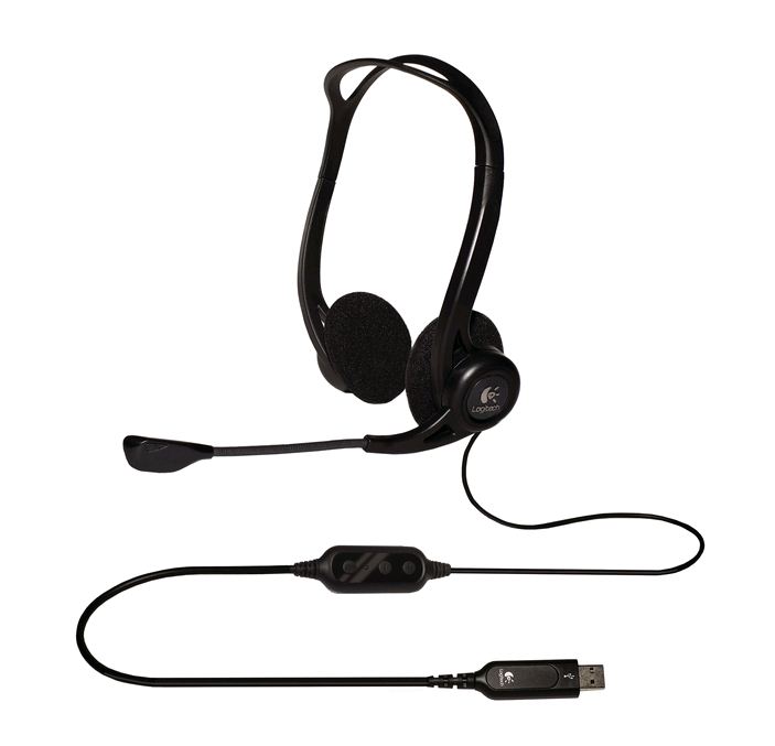 Logitech PC 960 sztereó mikrofonos fejhallgató (981-000100)