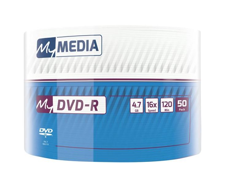 MyMedia DVD-R 4.7GB 16x DVD lemez zsugor 50db/cs (DVDM-16Z50) MyMedia DVD-R 4.7GB 16x DVD lemez zsugor 50db/cs (DVDM-16Z50)
