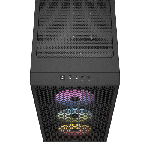 CORSAIR 3000D RGB számítógépház Fekete